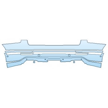 2019 BENTLEY BENTAYGA ONYX EDITION OEM ADDON Full Rear Bumper With Sensors