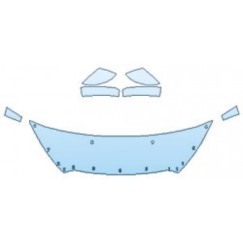 Precut PPF Kit – Clear Bra Paint Protection Film PAINT PROTECTION KIT - 2019 NISSAN KICKS S HOOD(18 INCH) MIRRORS - PRECUT PPF CLEAR BRA WRAP