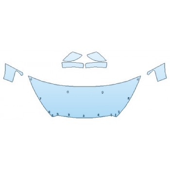 Precut PPF Kit – Clear Bra Paint Protection Film PAINT PROTECTION KIT - 2020 NISSAN KICKS SR HOOD(24 INCH) MIRRORS - PRECUT PPF CLEAR BRA WRAP