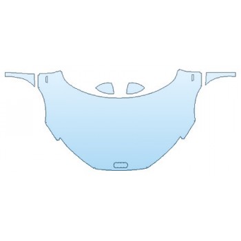 PAINT PROTECTION KIT - 2019 AUDI R8 BLACK EDITION FULL HOOD (WRAPPED EDGES) FENDERS MIRRORS - PRECUT PPF CLEAR BRA WRAP