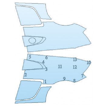 Precut PPF Kit – Clear Bra Paint Protection Film PAINT PROTECTION KIT - 2019 AUDI R8 V10 FULL REAR QUARTERS - PRECUT PPF CLEAR BRA WRAP