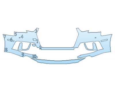 2019 AUDI S4 BASE Bumper With Sensors