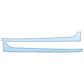 PAINT PROTECTION KIT - 2020 CADILLAC CT6 LUXURY ROCKERS - PRECUT PPF CLEAR BRA WRAP