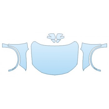 Precut PPF Kit – Clear Bra Paint Protection Film PAINT PROTECTION KIT - 2020 CHEVROLET BLAZER RS FULL HOOD (WRAPPED EDGES) FENDERS MIRRORS - PRECUT PPF CLEAR BRA WRAP