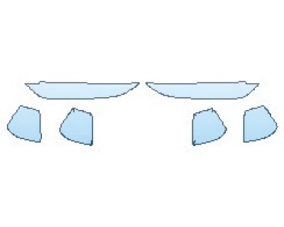 PAINT PROTECTION KIT - 2020 CHEVROLET BLAZER RS HEADLIGHTS - PRECUT PPF CLEAR BRA WRAP