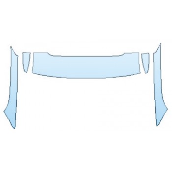 PAINT PROTECTION KIT - 2020 CHEVROLET BLAZER RS ROOF A-PILLARS - PRECUT PPF CLEAR BRA WRAP