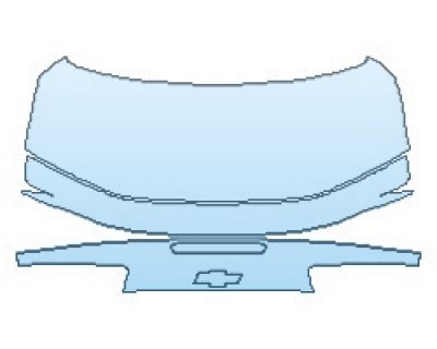 PAINT PROTECTION KIT - 2020 CHEVROLET CAMARO LS COUPE FULL TRUNK WITH LIP SPOILER - PRECUT PPF CLEAR BRA WRAP