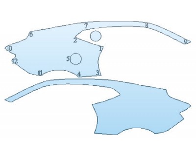 PAINT PROTECTION KIT - 2020 CHEVROLET CAMARO LS COUPE FULL REAR QUARTERS - PRECUT PPF CLEAR BRA WRAP