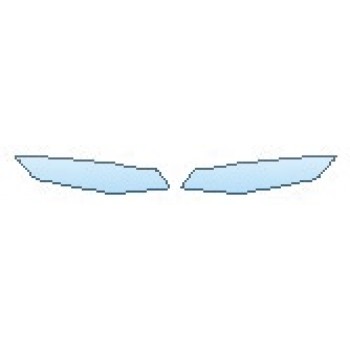 PAINT PROTECTION KIT - 2020 CHEVROLET CAMARO LT CONVERTIBLE HEADLIGHTS - PRECUT PPF CLEAR BRA WRAP