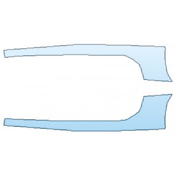 PAINT PROTECTION KIT - 2020 CHEVROLET CAMARO LT CONVERTIBLE ROCKERS - PRECUT PPF CLEAR BRA WRAP