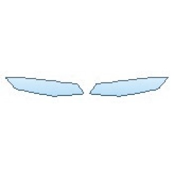 PAINT PROTECTION KIT - 2020 CHEVROLET CAMARO LT COUPE HEADLIGHTS - PRECUT PPF CLEAR BRA WRAP