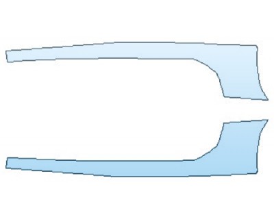 PAINT PROTECTION KIT - 2020 CHEVROLET CAMARO LT COUPE ROCKERS - PRECUT PPF CLEAR BRA WRAP