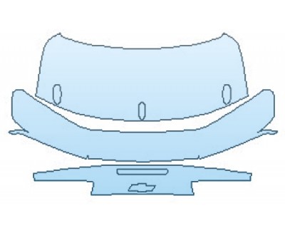 PAINT PROTECTION KIT - 2020 CHEVROLET CAMARO ZL1 COUPE FULL TRUNK (WING SPOILER) - PRECUT PPF CLEAR BRA WRAP
