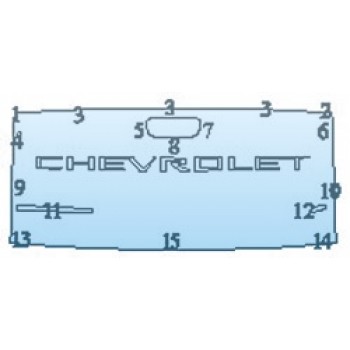 PAINT PROTECTION KIT - 2019 CHEVROLET SILVERADO 1500 CUSTOM TAILGATE - PRECUT PPF CLEAR BRA WRAP