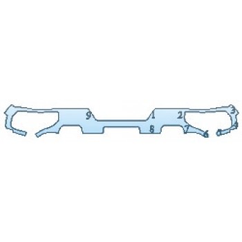 PAINT PROTECTION KIT - 2020 CHEVROLET SILVERADO 1500 CUSTOM TRAILBOSS FULL REAR BUMPER - PRECUT PPF CLEAR BRA WRAP