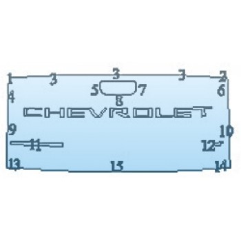 PAINT PROTECTION KIT - 2019 CHEVROLET SILVERADO 1500 LT TAILGATE - PRECUT PPF CLEAR BRA WRAP
