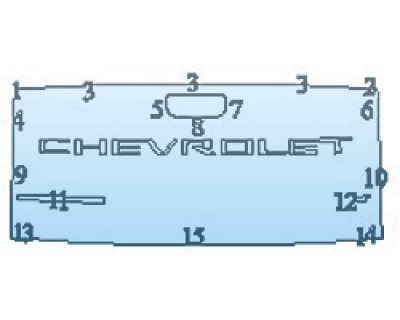 2020 CHEVROLET SILVERADO 1500 LT TRAILBOSS Tailgate