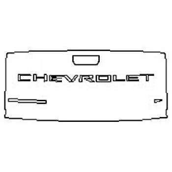 2019 CHEVROLET SILVERADO 1500 RST Tailgate (Wrapped Edges)