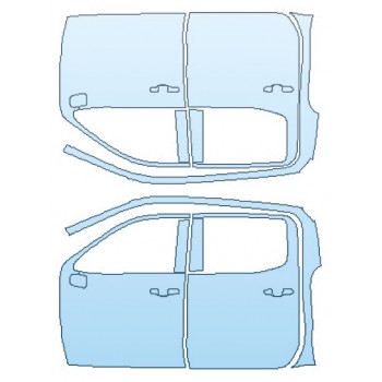 Precut PPF Kit – Clear Bra Paint Protection Film PAINT PROTECTION KIT - 2020 CHEVROLET SILVERADO 1500 WT FULL DOORS (CREW CAB) - PRECUT PPF CLEAR BRA WRAP