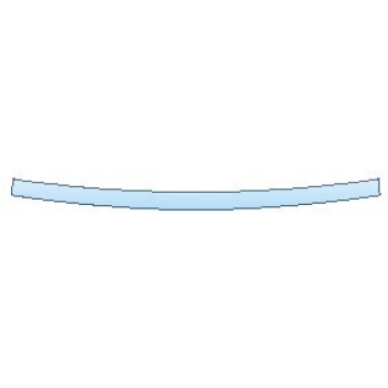 PAINT PROTECTION KIT - 2020 DODGE CHALLENGER SRT HELLCAT WIDEBODY REAR BUMPER DECK - PRECUT PPF CLEAR BRA WRAP