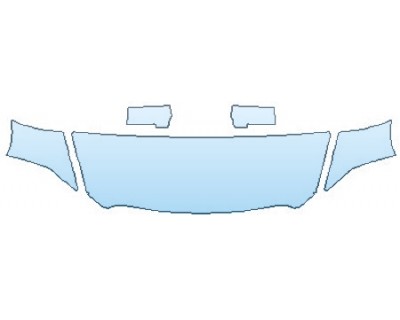 PAINT PROTECTION KIT - 2019 DODGE RAM 1500 CLASSIC EXPRESS HOOD (24 INCH WRAPPED EDGES) FENDERS MIRRORS) - PRECUT PPF CLEAR BRA WRAP