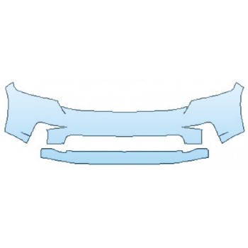 PAINT PROTECTION KIT - 2019 DODGE RAM 1500 CLASSIC EXPRESS BUMPER (2 PIECE) - PRECUT PPF CLEAR BRA WRAP