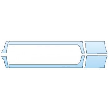 PAINT PROTECTION KIT - 2019 DODGE RAM 1500 CLASSIC EXPRESS ROCKERS (REG CAB) - PRECUT PPF CLEAR BRA WRAP