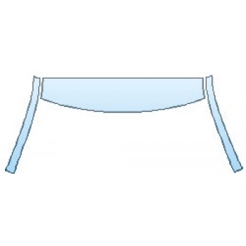 PAINT PROTECTION KIT - 2020 DODGE RAM 1500 CLASSIC EXPRESS ROOF A-PILLARS - PRECUT PPF CLEAR BRA WRAP