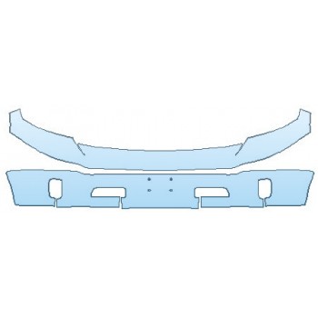 Precut PPF Kit – Clear Bra Paint Protection Film PAINT PROTECTION KIT - 2020 DODGE RAM 1500 CLASSIC LONE STAR BUMPER - PRECUT PPF CLEAR BRA WRAP