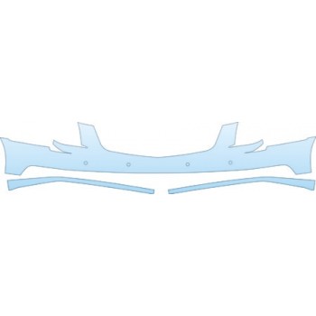 PAINT PROTECTION KIT - 2006 CADILLAC DTS BUMPER WITH SENSORS KIT - PRECUT PPF CLEAR BRA WRAP