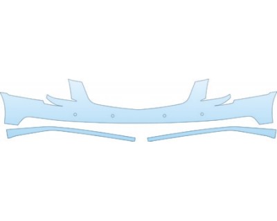 PAINT PROTECTION KIT - 2009 CADILLAC DTS V BUMPER WITH SENSORS KIT - PRECUT PPF CLEAR BRA WRAP