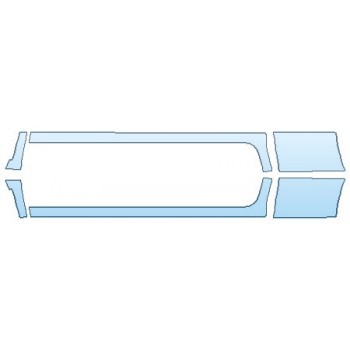 PAINT PROTECTION KIT - 2020 DODGE RAM 1500 CLASSIC TRADESMAN ROCKERS (REG CAB) - PRECUT PPF CLEAR BRA WRAP