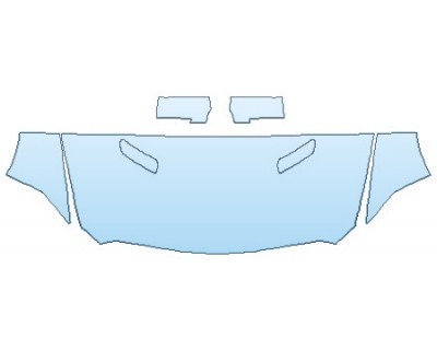 PAINT PROTECTION KIT - 2020 DODGE RAM 1500 CLASSIC WARLOCK HOOD (30 INCH) FENDERS MIRRORS) - PRECUT PPF CLEAR BRA WRAP