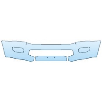 PAINT PROTECTION KIT - 2020 DODGE RAM 2500 BIG HORN BUMPER - PRECUT PPF CLEAR BRA WRAP