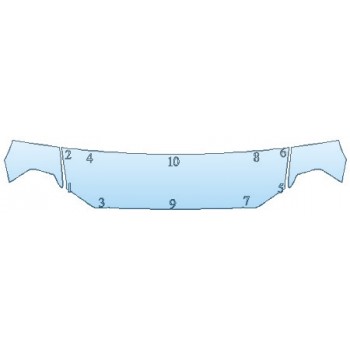 PAINT PROTECTION KIT - 2020 DODGE RAM 2500 BIG HORN SPORT HOOD (24 INCH) FENDERS MIRRORS) - PRECUT PPF CLEAR BRA WRAP