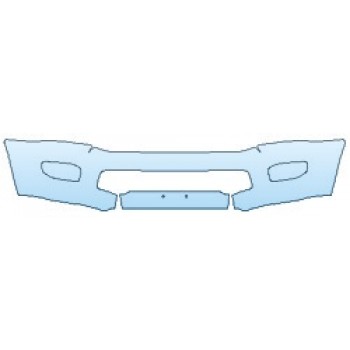 PAINT PROTECTION KIT - 2019 DODGE RAM 3500 BIG HORN BUMPER - PRECUT PPF CLEAR BRA WRAP