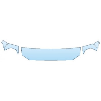 PAINT PROTECTION KIT - 2019 DODGE RAM 3500 LARAMIE LONGHORN HOOD (18 INCH) FENDERS MIRRORS) - PRECUT PPF CLEAR BRA WRAP