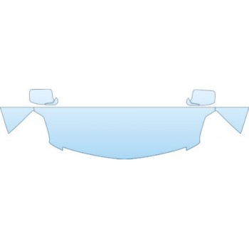 2009 CADILLAC DTS V  Hood Fender Mirror Kit - PRECUT PPF CLEAR BRA WRAP