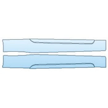 PAINT PROTECTION KIT - 2019 LEXUS RC 350 F-SPORT ROCKERS - PRECUT PPF CLEAR BRA WRAP