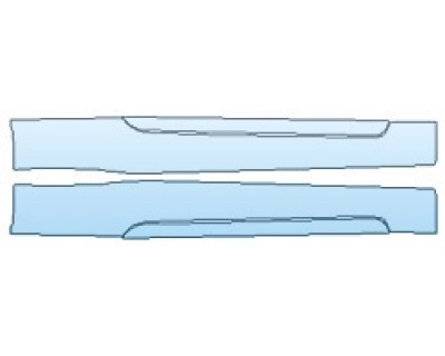 PAINT PROTECTION KIT - 2019 LEXUS RC 350 F-SPORT ROCKERS - PRECUT PPF CLEAR BRA WRAP