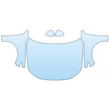 PAINT PROTECTION KIT - 2019 MAZDA MAZDA3 5DR BASE FULL HOOD (WRAPPED EDGES) FENDERS MIRRORS - PRECUT PPF CLEAR BRA WRAP