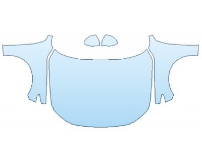 PAINT PROTECTION KIT - 2019 MAZDA MAZDA3 5DR BASE FULL HOOD (WRAPPED EDGES) FENDERS MIRRORS - PRECUT PPF CLEAR BRA WRAP