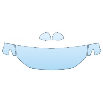 PAINT PROTECTION KIT - 2019 MAZDA MAZDA3 5DR BASE HOOD (24 INCH) FENDERS MIRRORS) - PRECUT PPF CLEAR BRA WRAP