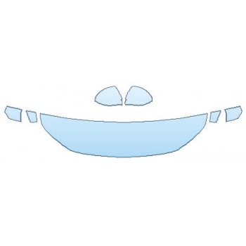 PAINT PROTECTION KIT - 2019 MAZDA MAZDA3 5DR BASE HOOD (18 INCH) FENDERS MIRRORS) - PRECUT PPF CLEAR BRA WRAP