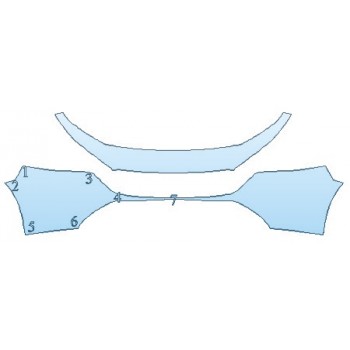 PAINT PROTECTION KIT - 2020 MAZDA MAZDA3 5DR BASE BUMPER - PRECUT PPF CLEAR BRA WRAP