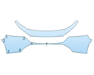 PAINT PROTECTION KIT - 2019 MAZDA MAZDA3 5DR BASE BUMPER - PRECUT PPF CLEAR BRA WRAP