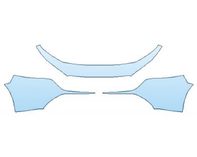 PAINT PROTECTION KIT - 2019 MAZDA MAZDA3 5DR BASE BUMPER (2 PIECE) - PRECUT PPF CLEAR BRA WRAP