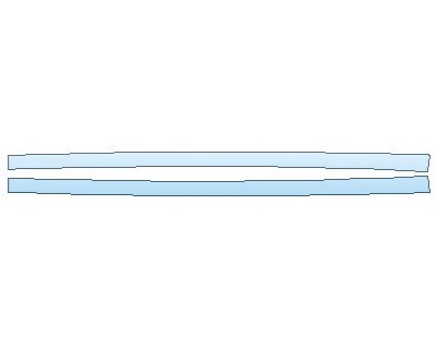 PAINT PROTECTION KIT - 2019 MAZDA MAZDA3 5DR BASE ROCKERS - PRECUT PPF CLEAR BRA WRAP