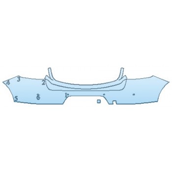 Precut PPF Kit – Clear Bra Paint Protection Film PAINT PROTECTION KIT - 2019 PORSCHE MACAN S FULL REAR BUMPER - PRECUT PPF CLEAR BRA WRAP