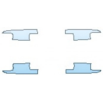 PAINT PROTECTION KIT - 2019 ROLLS ROYCE PHANTOM SWB DOOR CUPS - PRECUT PPF CLEAR BRA WRAP